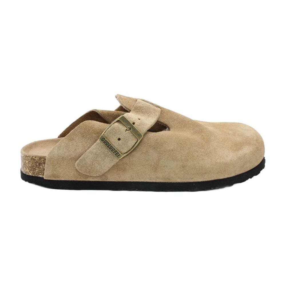 GUOLUOFEI Womens Solid Buckle Comfort Clogs/Mules, NWT